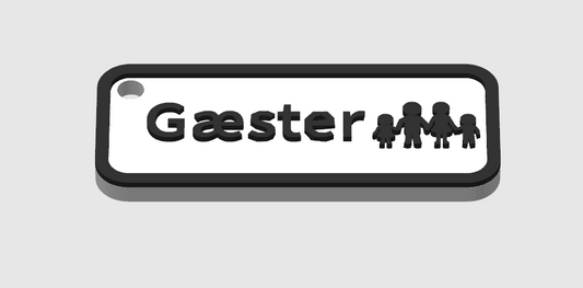 Gæster - to voksne & to Børn