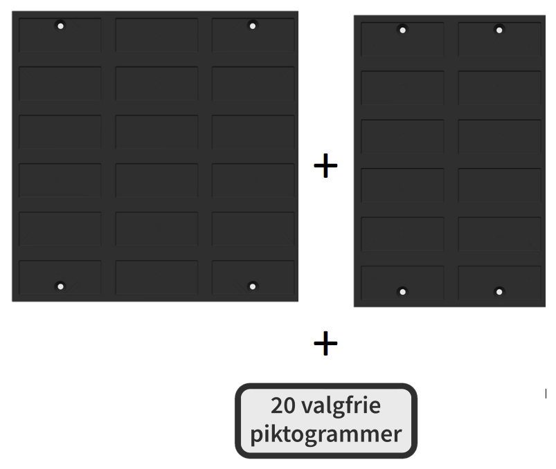 5 Dage+ piktogrammer