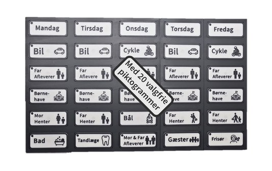 5 Dage+ piktogrammer