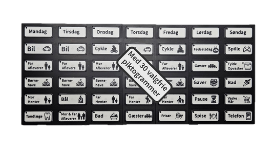 7 Dage+ piktogrammer