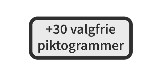 30 ekstra piktogrammer ved køb af +pakkerne