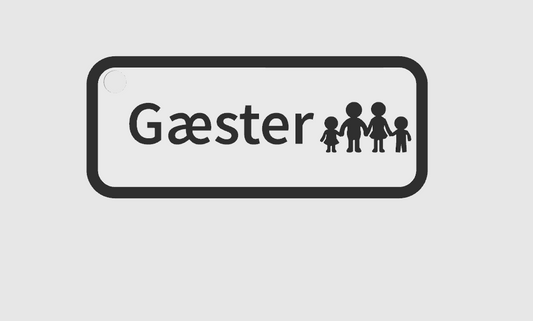 Gæster - to voksne & to Børn